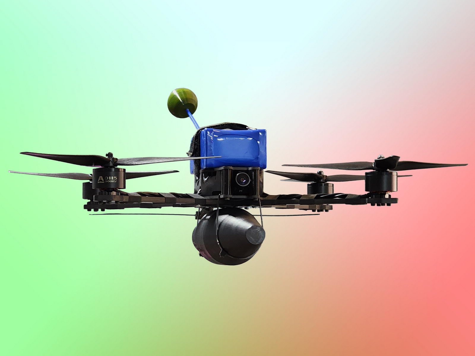 FPV дрон камікадзе 10 дюймів до 5 кілограм